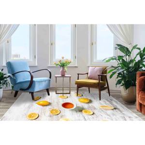 Tapis imprimé : design moderne, idéal pour la cuisine ou la chambre, tapis fin non tissé - Product Image 3