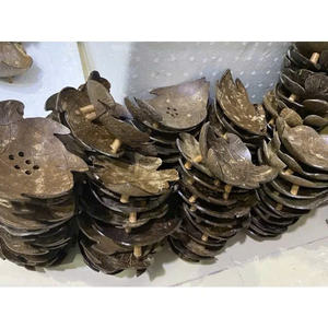 Porte-savon en coquille de noix de coco Plateau à savon Top Tendance Produit de noix de coco durable - Product Image 2