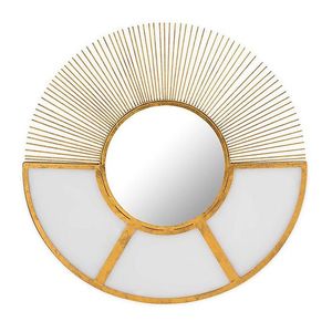 กระจกติดผนังตกแต่งรูปดวงอาทิตย์สีทองตกแต่งผนังคุณภาพสูงสินค้าสำหรับบ้านโรงแรมสำนักงานห้องน้ำราคาโรงงาน - Product Image 1