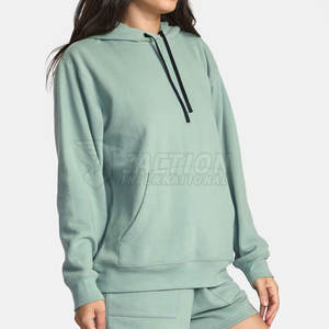 Sweats à capuche coupe-vent pour femmes fabriqués en usine à vendre en ligne Sweats à capuche pour femmes en coton de meilleure qualité - Product Image 3
