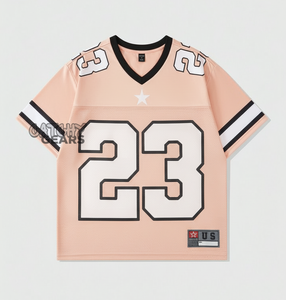 Vêtements de sport amples pour femmes football T-Shirt impression personnalisée coupe surdimensionnée tissu respirant à séchage rapide football à la mode - Product Image 4