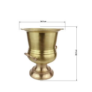 Seau à glace élégant en laiton pour l'organisation de réceptions à domicile, création d'une expérience de boisson haut de gamme avec élégance - Product Image 2