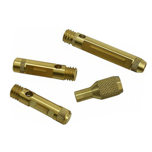 Brass CNC phay biến tùy chỉnh các bộ phận kim loại gia công dịch vụ chính xác các thành phần OEM chế tạo Swiss biến - Product Image 1