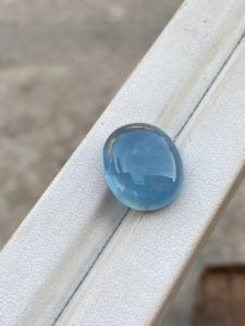 พลอยคาโมชอนทรงวงรีทรงสูงทำจากเพชรอัญมณีหลวมเงางาม15.04กะรัตสียอดนิยม - Product Image 2