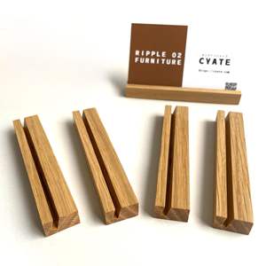 Portatarjetas de madera antigua Estilo vintage Portatarjetas de madera Premium Artesanías hechas a mano de alta calidad Portatarjetas de madera El mejor producto - Product Image 2