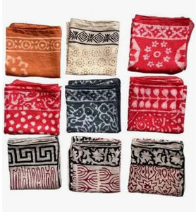 handmade Manufacturer Custom Printed 100% Organic Cotton Square Bandana <b>Scarf</b> Fashionable Design Silk Modal Polyester - Product Image 5