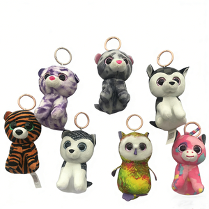 Customized <b>Cute</b> Plush Animal Keychains 3D Cartoon Soft Toy Collection Multicolor Design - Product Image 2