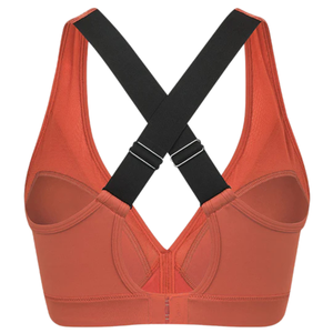 Soutien-gorge de yoga taille plus à maintien moyen, dos croisé, respirant, extensible, pour femmes rondes - Product Image 3