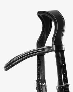 Couro de alta qualidade Jumping Figura 8 Bridle Fantasia Costurado Perfeito Quadrado Levantado Dupla Fivela Equestrianism Ocidental Cavalo - Product Image 5