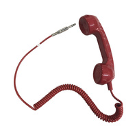 Teléfono Jack bombero auricular portátil con panel de fuego