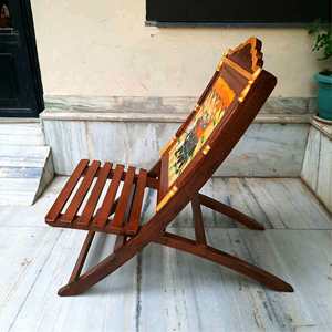 Wooden <b>Easy</b> <b>Chair</b> for Living Room, Foldable wooden foldable <b>chair</b> - Product Image 6