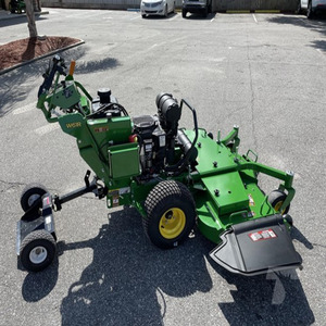Cortadora de césped comercial John Deere usada, con motor Kawasaki de 19 HP, 52 pulgadas, hidrostática, para paisajismo, en venta. - Product Image 1