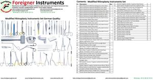 Instruments chirurgicaux pour la rhinoplastie, ensemble complet de 80 pièces en carbure de tungstène - Product Image 4