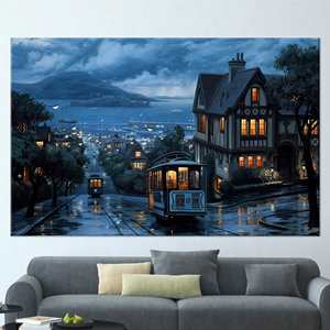 Toile imprimée : Paysage urbain de l'ancienne Istanbul pour une décoration élégante, 1P : Prêt à accrocher - Product Image 1