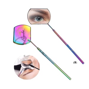 New Rainbow Color Rectangular Large Eyelash <b>Mirror</b> <b>Square</b> Lash <b>Mirror</b> Stainless Steel <b>Mirror</b> - Product Image 1