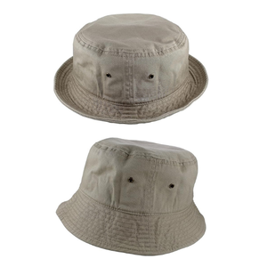 หมวกทรงถังผ้าฝ้ายหลากสีปักโลโก้ได้ตามต้องการหมวกชาวประมงปีกกว้างหมวกทรงถังแบบลำลองสำหรับสวมใส่ในชีวิตประจำวัน - Product Image 1