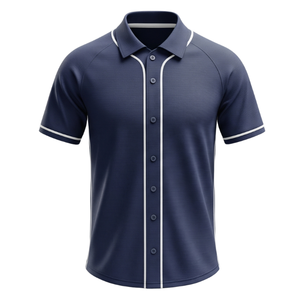 2025 uniforme de béisbol al por mayor logotipo personalizado y número transpirable que absorbe la humedad 100% poliéster ropa de equipo para juegos de Liga - Product Image 5