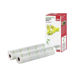 Película de Sellado al Vacío Ecológica SOLIS SOI, 2 Rollos de Bolsas de Almacenamiento al Vacío Ecológicas - Product Image 1
