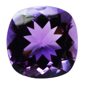 Loose Gemstone <b>Purple</b> Color Amethyst <b>Cushion</b> Shaped Faceted Cutting Healing Birthstones for Jewelry Making Use at Low Cost OEM - Product Image 3