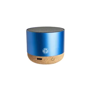Mini Altoparlante Bluetooth Personalizzato in Sughero, Gadget USB per Promozioni - Product Image 1