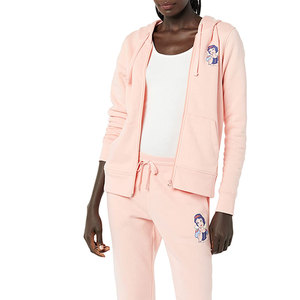 Sudaderas con cremallera para mujer Material de algodón 100% Ligero Secado rápido Logotipo personalizado Impresión Streetwear - Product Image 6