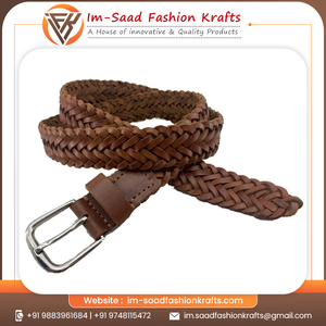 Ceinture formelle en cuir véritable pour homme avec boucle à ardillon en laiton, durable et légère, longueur et largeur personnalisables - Product Image 6