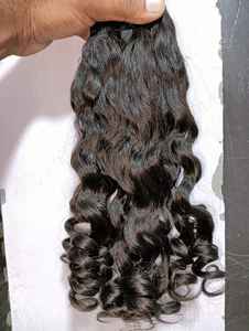 100% Human Hair Extensions Raw Indian Virgin Water Wave Unprocessed Cuticle Aligned Temple Hair Single Donor Double Weft Color - Product Image 6