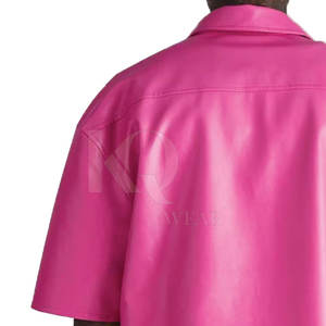 เสื้อเชิ้ตหนังถักแบบเรียบง่ายสำหรับผู้ชาย ทรงเข้ารูป ติดกระดุม น้ำหนักเบา แห้งเร็ว มีสไตล์ ลำลอง เหมาะกับการแต่งกายสมัยใหม่ - Product Image 6