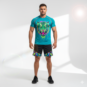 Camiseta Moderna de Cuello Redondo para Hombre, Tela de Algodón Suave, Informal de Verano, para Gimnasio, Fitness, Ropa Deportiva, Venta Caliente, Impresión Personalizada OEM - Product Image 3