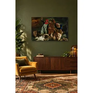 Fida Delacroix La barque de Dante Impression sur toile - Product Image 2