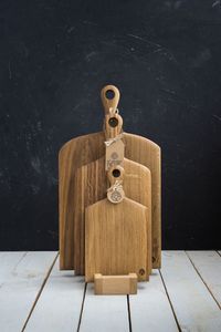 Planche à découper en bois de teck avec poignée en bois pour cuisine planche à découper moyenne cadeaux en bois - Product Image 2