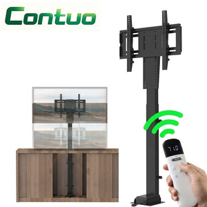 Support de télévision motorisé électrique pour plafond, système de levage et de descente automatique pour téléviseurs jusqu'à 65 pouces, idéal pour les flight cases et les armoires - Product Image 1
