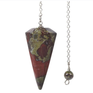 ลูกตุ้มแจสเปอร์มังกรคริสตัลธรรมชาติ - Product Image 3