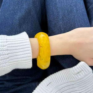 Bracelets et joncs en résine pour femmes, nouvelle collection, bijoux de style ange pour les fêtes et les mariages, haute qualité - Product Image 1