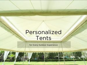 Tentes personnalisées de style moderne et classique pour chaque expérience en plein air Décor exclusif Portable pliant W avec détachable Nouveau - Product Image 2