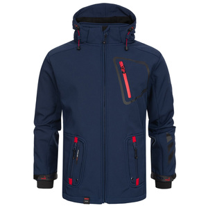 Premium Activewear Coupe Décontractée Élégant Unique Softshell Outwear Veste À Capuche Pour Hommes Musthave Respirant Travelwear Hommes Veste - Product Image 5