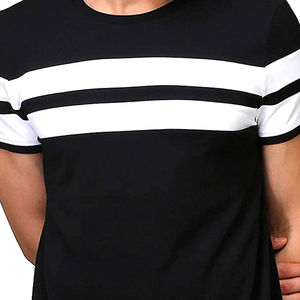 T-shirt à col en O de couleur unie personnalisé pour hommes, vêtements décontractés pour hommes, t-shirt personnalisé en coton pour l'été, top des ventes - Product Image 2