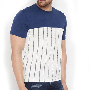 เสื้อยืดผู้ชายมาใหม่คอตตอน100% ระบายอากาศได้ดีป้องกันการยับสีทึบลายตัวอักษรปรับแต่งได้คอกลมสั้น - Product Image 2