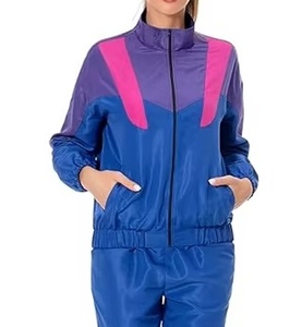 Custom Windbreaker Set Unisex Designer Embroidery <b>Hoodies</b> Plain 2 Piece Set Windbreaker Suits for Women Customized - Product Image 3