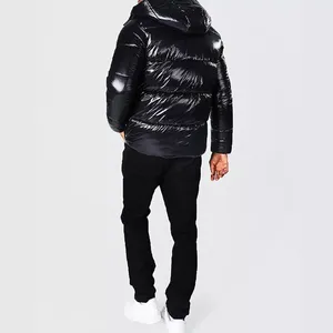 Doudoune d'extérieur d'hiver chaude et confortable pour hommes Manteau en duvet léger et personnalisé Streetwear - Product Image 6