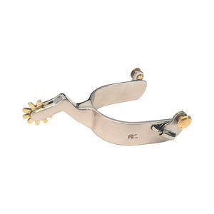 2025 Custom Western Spurs Roper Spur W de alta calidad con 10 dientes SB Rowel No 4 OEM Spurs - Product Image 2