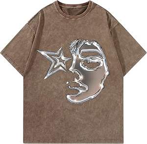 Camisetas elegantes con lavado ácido Boxy Cut 2025 Streetwear Fit Tela ligera para etiquetas de moda OEM y compradores a granel - Product Image 6