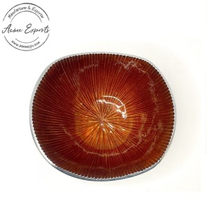 "Elegant <b>Silver</b> and Green Serving <b>Bowl</b> with Scalloped Design Stylish and Functional for Dining or Home Decor" - Product Image 4