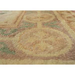 Tapis en laine noués à la main Aalam Gold Classic de haute qualité Pae-5932 pour la maison, le salon, la chambre, le couloir, carré, médaillon, rectangulaire - Product Image 3