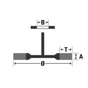 OSBORN 10-Pack <b>Round</b> <b>Brush</b> 60 mm Stainless Steel Wire Thickness 0.3 mm 18 mm 15000 Min- - Product Image 3