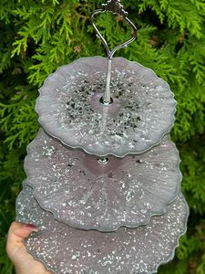 Soporte para Pastel de Resina con Diseño de Lava de la Mejor Calidad BOOST para Decoración de Bodas y Fiestas de Cumpleaños, Color y Forma Personalizables, Apto para Lavavajillas - Product Image 2