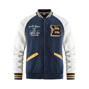 Chaqueta Safari Impermeable con Cuello Alto y Cremallera para Hombre, Estilo Vintage, Bordada, para Otoño - Product Image 1