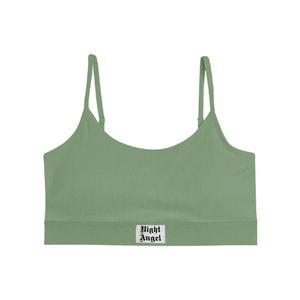 Soutien-gorge de sport rembourré côtelé réglable pour femmes Logo personnalisé Vêtements de sport de meilleure qualité à prix d'usine direct - Product Image 4