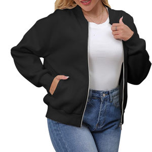 Chaqueta Bomber de Invierno de Alta Calidad, Gruesa, Transpirable y Cómoda para Mujer, Chaqueta Bomber Universitaria Vintage para Mujer - Product Image 6