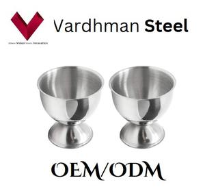 Customized <b>Logo</b> Portable Stainless Steel Egg Cup Elegant Egg Holders and Stands to Start Your Day in Style - Product Image 4